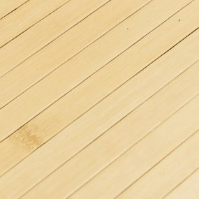 vidaXL Χαλί Ορθογώνιο Ανοιχτό Φυσικό 80 x 500 εκ. Μπαμπού