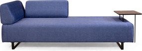3-Seat Sofa-Bed Infinity with Side Table - Blue Blue