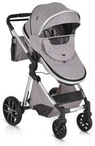 ΚΑΡΟΤΣΙ ΜΕΤΑΤΡΕΠΟΜΕΝΟ ΣΕ ΚΑΛΑΘΟΥΝΑ CANGAROO ALMA 2 IN 1 LIGHT GREY 3800146235482