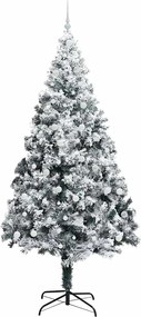 vidaXL Τεχνητό Χριστουγεννιάτικο Δέντρο με 300 LED Λευκό 240 cm
