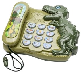 Βρεφικό εκπαιδευτικό τηλέφωνο με ήχους - Dinosaur - 518