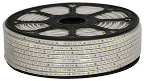 GloboStar® 70500 Slim Ταινία Μονής Σειράς Epistar LED SMD 2835 1m 12W/m 96LED/m 1680lm/m 120° DC 230V Αδιάβροχη IP68 Ψυχρό Λευκό 6000K Dimmable