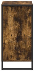 vidaXL Πλαϊνό γραφείο με συρτάρι Καπνιστό Δρύς 42 x 36 x 75.5 εκ.