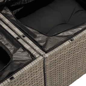 vidaXL Patio Sofa Set 10-θέσια Grey