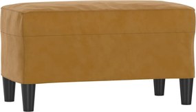 vidaXL Πάγκος Καφέ 70 x 35 x 41 εκ. Βελούδινος