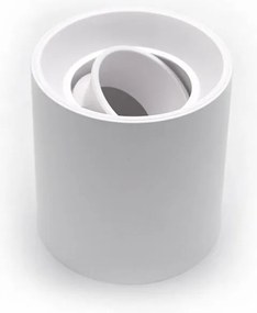 Adeleq Σποτ PC Οροφής Στρογγυλό 1xGU10 Φ96x100mm Λευκό 3-00900