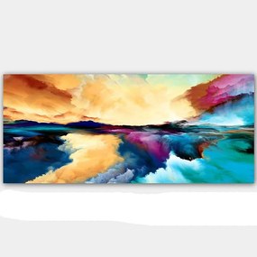 Πίνακας Καμβάς 451ERN1115 120x50cm Multi Wallity Οριζόντιοι Canvas