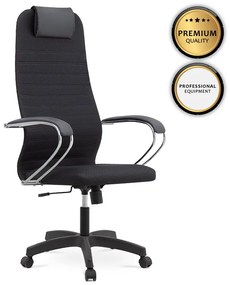 Καρέκλα γραφείου Torrent Megapap με διπλό ύφασμα Mesh χρώμα μαύρο 66,5x70x123/133εκ.