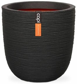 Γλάστρα Capi Europe Μαύρο Πλαστική ύλη Ø 43 cm