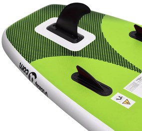 vidaXL Σανίδα SUP Φουσκωτή Σετ Πράσινη 360 x 81 x 10 εκ.