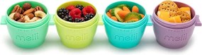 Φαγητοδοχεία (Σετ 4τμχ) Melii Snap and Go Pods MEL11060