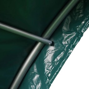 vidaXL Τέντα Κτηνοτροφίας Πράσινη 3,7 x 3,7 μ. από PVC