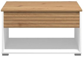 Τραπεζάκι Σαλονιού Taranto Λευκό - Artisan 80x80x45 εκ. 80x80x45 εκ.