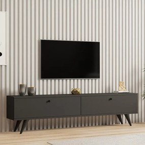 Έπιπλο τηλεόρασης Jate ανθρακί 160x25x40 εκ. 160x25x45 εκ.