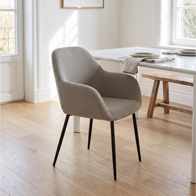 ΚΑΡΈΚΛΕΣ &amp; ΠΟΛΥΘΡΌΝΕΣ ATOMIC GREY ARMCHAIR M2 A1/M2 HD0481