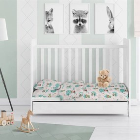 Σεντόνια Βρεφικά Reach The Stars (Σετ 3τμχ) 192 Green DimCol Cradle 120x160cm 100% Βαμβάκι