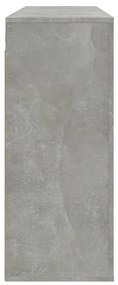 vidaXL Ντουλάπι Τοίχου Γκρι Σκυρ. 80x33x80 εκ. Επεξεργασμένο Ξύλο