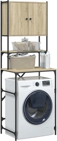 vidaXL Ντουλάπι Πλυντηρίου Sonoma Δρυς 68x48,5x194 εκ.