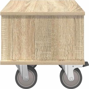 vidaXL Βάση TV Δρύς Sonoma 37 x 35 x 35 εκ Επεξεργασμένο ξύλο
