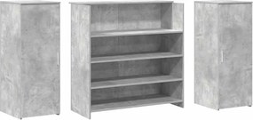vidaXL Γραφείο υποδοχής 180x50x103,5εκ. Επεξεργασμένο Ξύλο