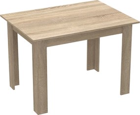 Τραπέζι Manka pakoworld σε sonoma απόχρωση 110x80x77εκ