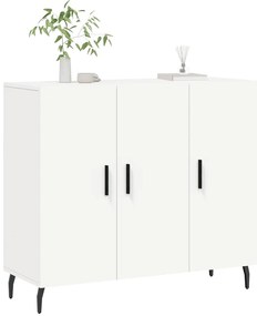 vidaXL Μπουφές Λευκός 90 x 34 x 80 εκ. από Επεξεργασμένο Ξύλο