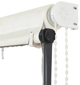 vidaXL Τέντα Συρόμενη με LED Κρεμ 200 x 150 εκ.