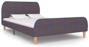 vidaXL Πλαίσιο Κρεβατιού χωρίς στρώμα Taupe 120x190 εκ. Υφασμάτινο