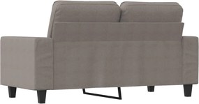 vidaXL Καναπές Διθέσιος Taupe 120 εκ. Υφασμάτινος