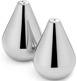 Αλατοπίπερο Verso (Σετ 2Τμχ) 202031 10,1x5x7,6cm Silver Philippi Stainless Steel