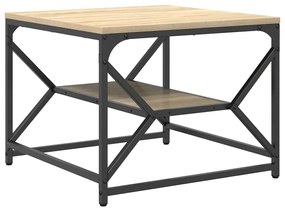 vidaXL Τραπεζάκι σαλονιού Sonoma Δρυς 51 x 50 x 40 εκ.