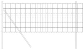 vidaXL Ευρωπαϊκός Φράχτης Γκρι 0.4x50 μ Σίδηρος