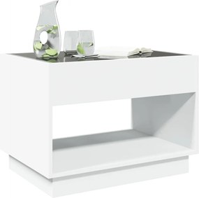 vidaXL Τραπεζάκι Σαλονιού Infinity LED Λευκό 70x50x50 εκ.