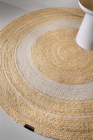 Στρογγυλό Χαλί Καλοκαιρινό (Φ150) Guy Laroche Majestic White