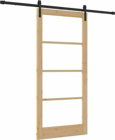vidaXL Συρόμενη Πόρτα ORKDAL Φυσικό 93 x 202 cm