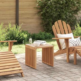 vidaXL Πλευρικό Τραπέζι Κήπου Καφέ 45 x 42.5 x 45 εκ. Μασίφ ξύλο teak