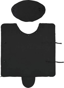 vidaXL Σαμάρι Ίππου Μαύρο 75 cm Πολυεστέρας