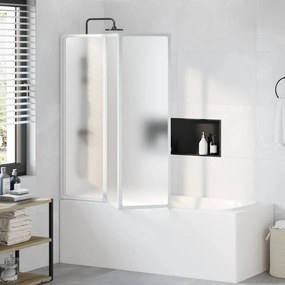 Πτυσσόμενο Διαχωριστικό Μπανιέρας 141 x 132 cm 3 Πάνελ