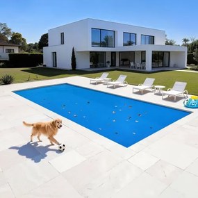 VEVOR Solar Pool Cover, 10.97 x 4.88m Rectangle Pool Bubble Cover, 12 Mil Pools Solar Blanket with Bubble &amp; PE Material, Daytime Heat Absorption, Nighttime Heat Retention, Heat Retaining Solars Covers, Blue