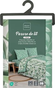 Σετ σεντόνια διπλά Eleonore Douceur d'intérieur - 140x190cm