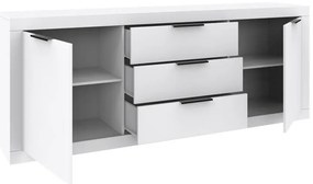 Μπουφές Doha σε λευκή απόχρωση 210x45x80.5εκ 210x45x80.5 εκ.