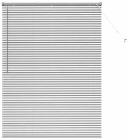 vidaXL Ρολό Παραθύρου με κουρτίνες Ασημί Αλουμίνιο