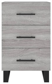 vidaXL Κομοδίνο Γκρι Sonoma 40 x 40 x 66 εκ. από Επεξεργασμένο Ξύλο