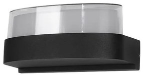 Απλίκα Φωτιστικό Τοίχου LED 6W Μαύρο Οβάλ 6792 Spotlight-6792-Μαύρο 6792