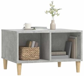 vidaXL Τραπεζάκι Σαλονιού Γκρι Σκυρ. 60x50x36,5 εκ. Επεξεργ. Ξύλο