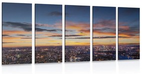 Άποψη εικόνας 5 μερών του Tower Bridge - 100x50
