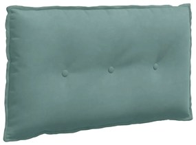 vidaXL Μαξιλάρι Πλάτης Θαλασσί 80 x 50 cm Υφασμάτινο Κορντουρά