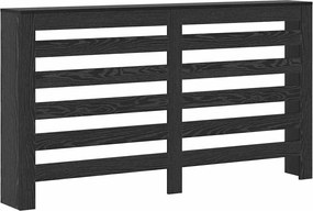 vidaXL Καπάκι Καλοριφέρ Μαύρη Οξυά 149 x 20 x 82 cm Επεξεργασμένο ξύλο