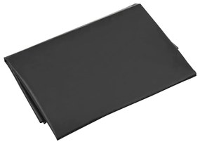 vidaXL Κάλυμμα Δαπέδου Αμμοδόχου Μαύρο 120 x 110 εκ.