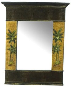 Καθρέπτης Τοίχου Goith 747-0115 67x5x54cm Multi Artekko Wood